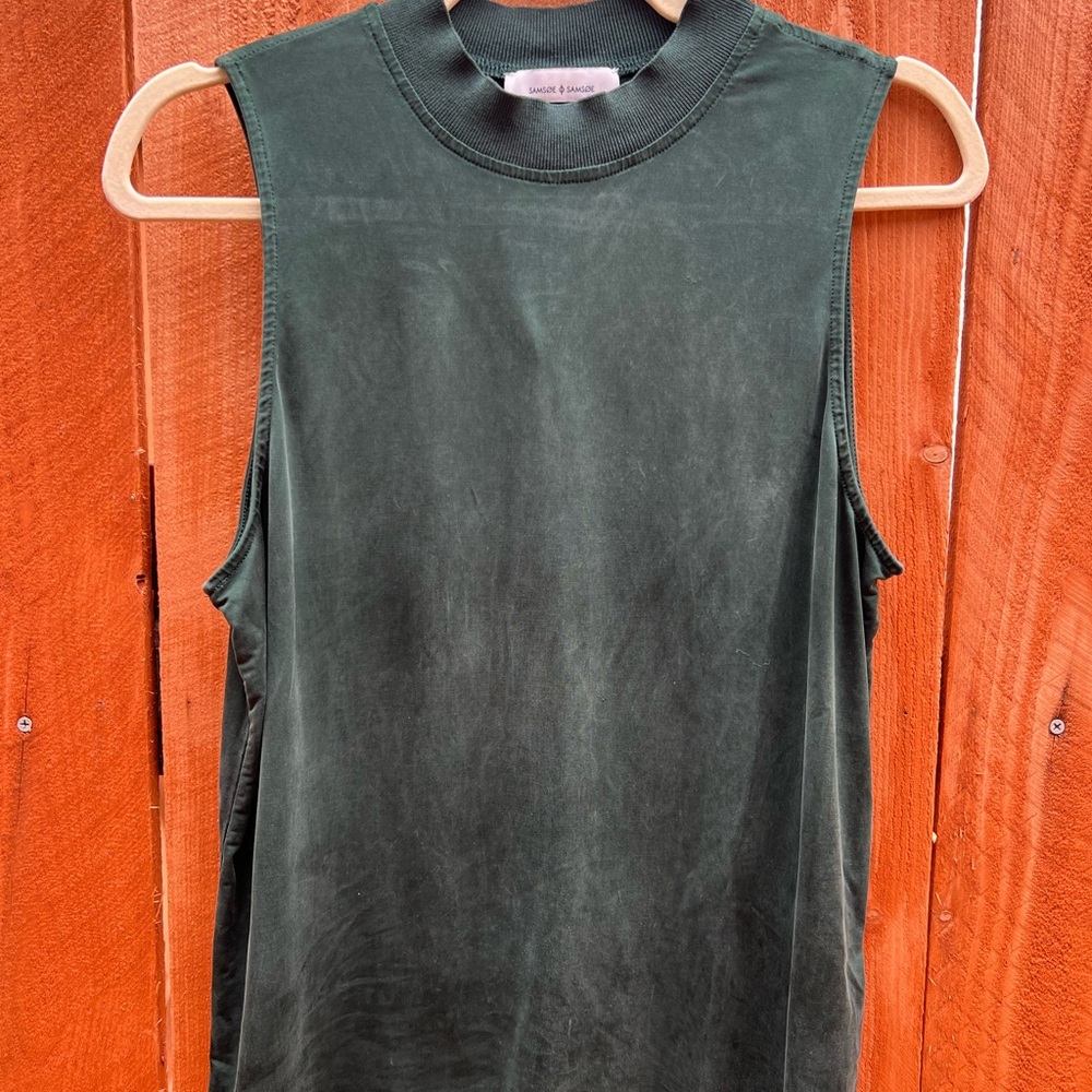 Samsoe Samsoe Mock Neck Tank Sleeveless